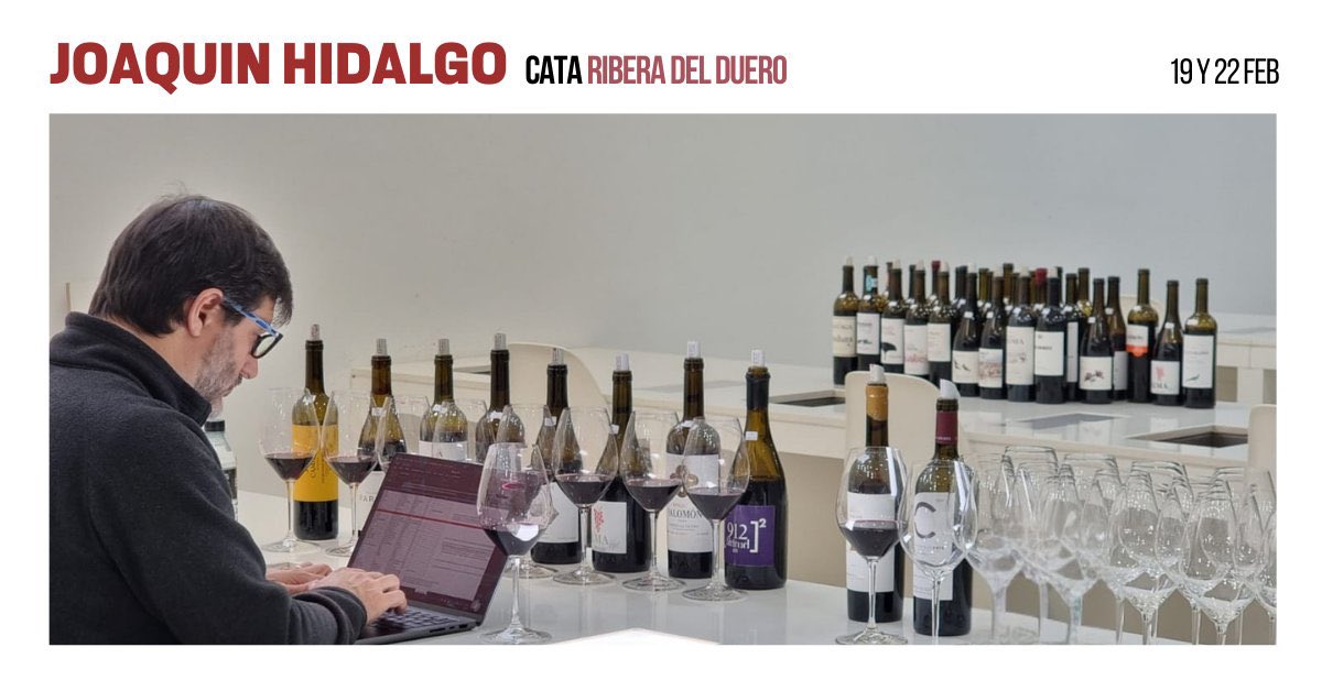 Ribera Del Duero (@doribera) on Twitter photo 🍷 Joaquín Hidalgo <a href="/hidalgovinos/">Joaquín Hidalgo</a> visita la #riberadelduero 🍷
Ayer, el reconocido periodista y crítico de vinos Joaquín Hidalgo concluyó su primera jornada de cata en el Consejo Regulador de la DO Ribera del Duero, que se completará este sábado.
Durante dos sesiones, evaluará 🍷 Joaquín Hidalgo <a href="/hidalgovinos/">Joaquín Hidalgo</a> visita la #riberadelduero 🍷
Ayer, el reconocido periodista y crítico de vinos Joaquín Hidalgo concluyó su primera jornada de cata en el Consejo Regulador de la DO Ribera del Duero, que se completará este sábado.
Durante dos sesiones, evaluará