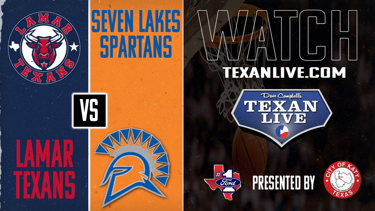 Area Round Playoffs
🏟️ Wheeler Fieldhouse
🏀 Lamar vs Seven Lakes (Boys)
📅 Friday, February 21st
🎙️ <a href="/emontana21/">Edward Montana</a> 
⏰ 7:30PM Start
📺 bit.ly/41laqjD

#TXHSHoops #Dctf #TexanLive