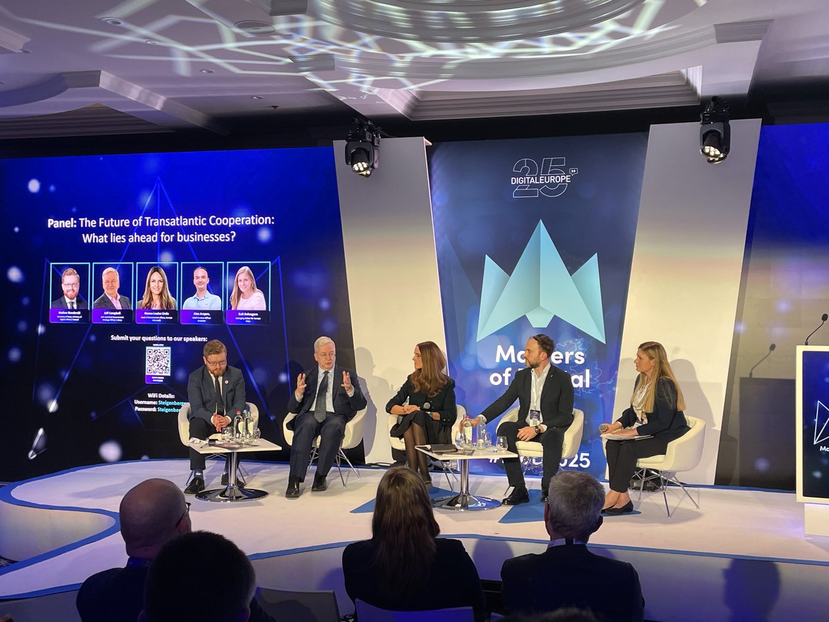 Cisco Public Policy (@ciscopubpolicy) on Twitter photo Cisco's <a href="/JeffCampbellDC/">Jeff Campbell</a> at #MoD2025: "Critical networks must stay up. If they’re vulnerable, it’s a massive economic risk but an even larger security risk. We need to aggressively adopt AI in our cybersecurity posture. The 🇪🇺 and 🇺🇸 have a shared interest in getting this right." Cisco's <a href="/JeffCampbellDC/">Jeff Campbell</a> at #MoD2025: "Critical networks must stay up. If they’re vulnerable, it’s a massive economic risk but an even larger security risk. We need to aggressively adopt AI in our cybersecurity posture. The 🇪🇺 and 🇺🇸 have a shared interest in getting this right."
