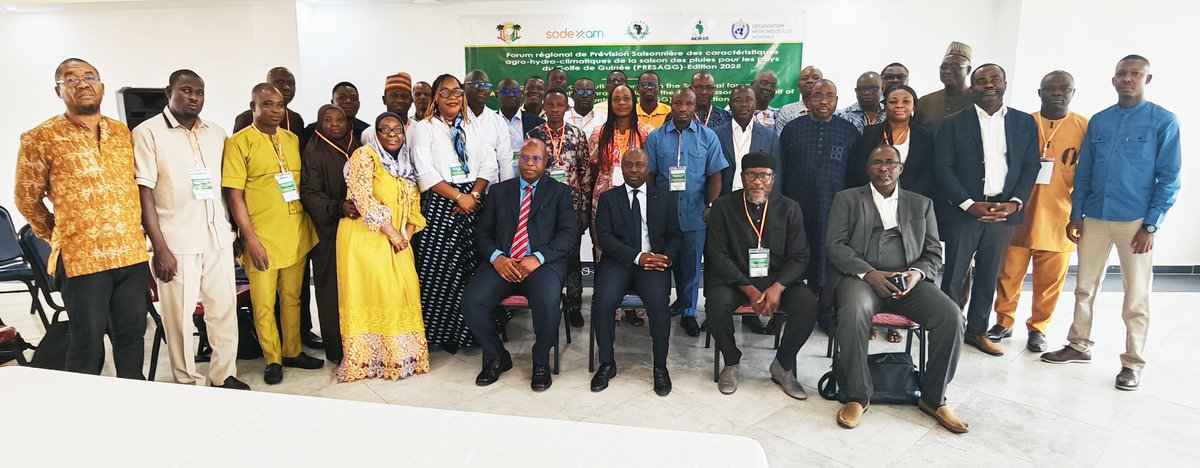 ACMAD_org's tweet photo. #PRESAGG2025 underway in #GrandBassam!
🌍@AgrhymetInfos and #ACMAD are conducting the technical pre-forum for MAM & AMJ seasonal forecasting over the Gulf of Guinea countries. Experts are engaged in discussions and key analyses from group sessions
#Staytuned for the release of forecast! #ClimateOutlook