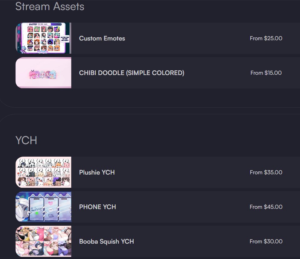 HI LOVELIES! ♥

it's been a while, i havent been in the best mental state but i AM BACK and feeling better. 💜

thank you so so much everyone for the support

my vgen shop is OPEN for emotes, YCH, chibi doodles ♥

#streamers #emotes #YCH #Chibi #live #booba
#plushies #vgen #art