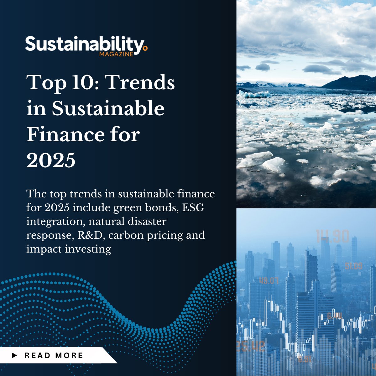 As 2025 progresses, we'll see a significant shift in how we connect financial growth with environmental and social responsibility, encompassing everything from green bonds to AI ethics. 

Read the full article here  sustainabilitymag.com/top10/top-10-t…