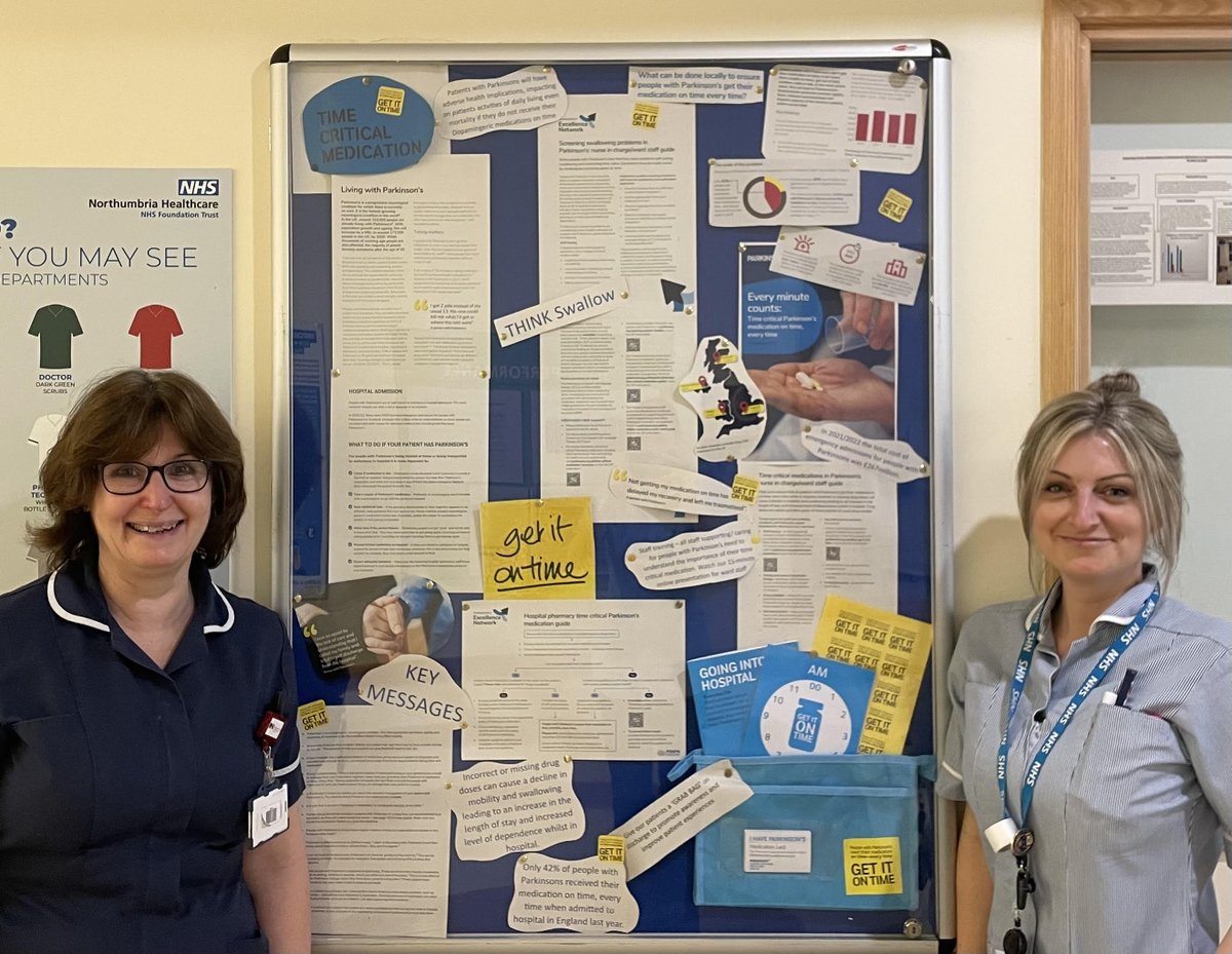 ParkinsonsEN's tweet image. An awareness campaign led by nursing staff at Hexham General Hospital helped improve the delivery of Parkinson's medication on time from 68.9% to 85% ⏲️

The team shared how they've done it and some tips to help you replicate this on your ward.
Read here: bit.ly/3XasmuY
