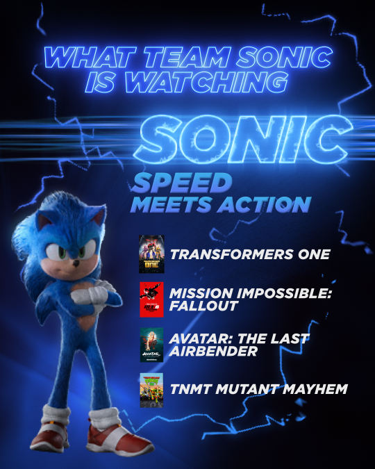 SonicMovie's tweet photo. Which of these #TeamSonic recommendations are you watching first? #SonicMovie3 is streaming now on Paramount+! https://t.co/aEoYDcmiC1 https://t.co/98w0Rro6ne