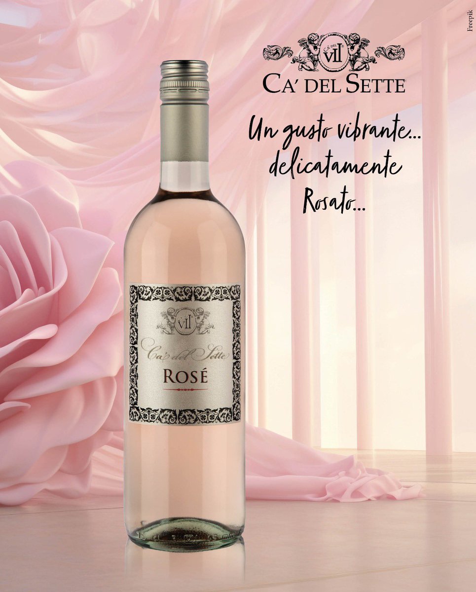 Cadelsette's tweet photo. Il nostro Rosé è l’eleganza che sa come sorprendere, regalando una sinfonia di aromi.Our Rosé is the elegance that knows how to surprise, offering a symphony of aromas.#cadelsette #rosècadelsette #eleganza #vibrante #rosè https://t.co/FY2vilauud
