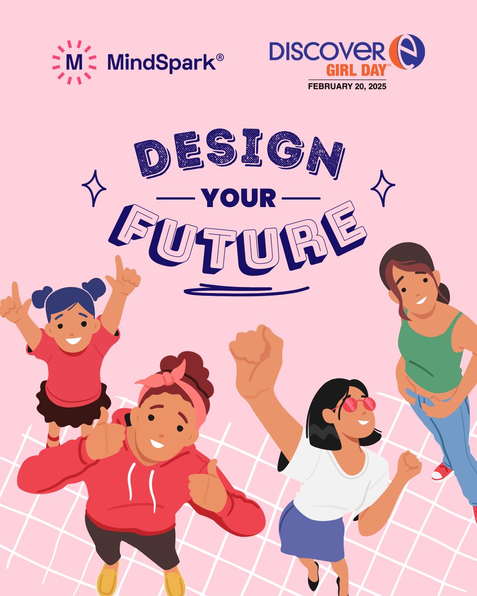 MindSpark (@mymindspark) on Twitter photo Today is Introduce a Girl to Engineering Day! 🚀
STEM is all about possibility, and for many girls, it starts with a teacher, a role model, or a moment that helps her see herself in engineering.
Learn more: discovere.org/programs/girl-…
<a href="/DiscoverEorg/">DiscoverEngineering</a>
#GirlDay2025 #Eweek2025 Today is Introduce a Girl to Engineering Day! 🚀
STEM is all about possibility, and for many girls, it starts with a teacher, a role model, or a moment that helps her see herself in engineering.
Learn more: discovere.org/programs/girl-…
<a href="/DiscoverEorg/">DiscoverEngineering</a>
#GirlDay2025 #Eweek2025