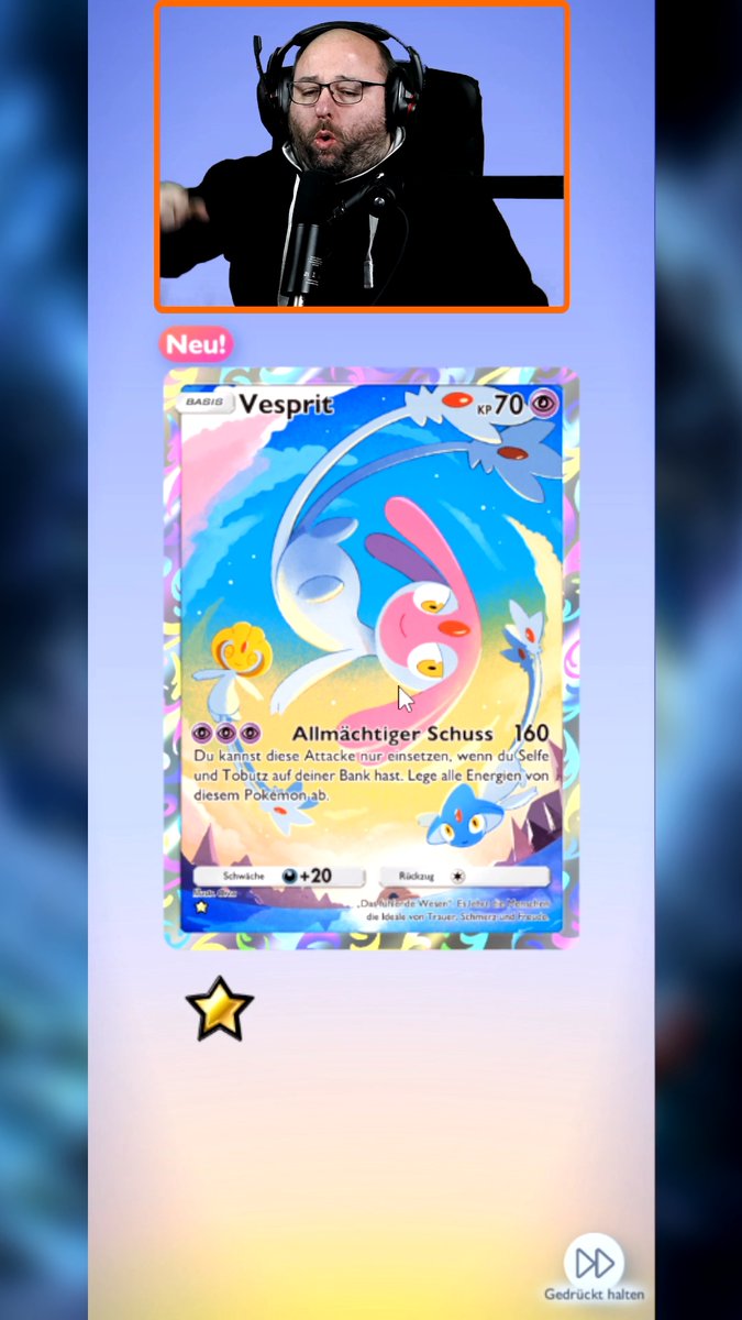 Na endlich, Pokemon TCG Pocket hat heute mal gegönnt :-)

#Pokemon  #PokemonTCG  #pokemontcgpocket