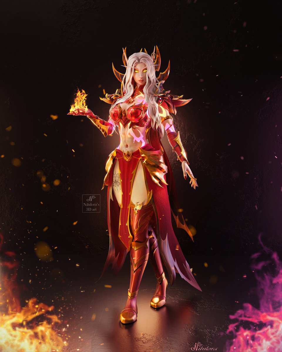 🔥Kath’rila🔥 (@kathrilaa) on Twitter photo Kath’rila Sin’Talah in her proper lore attire showcasing in 3D render! Big thanks to <a href="/nihilora/">💜 Nihilora ✨</a> to make the model into an enigmatic and glorious piece! Love it!!❤️🔥
#warcraftart #OC #ArtComission #worldofwarcraft #3D #3dart #Elf #Bloodelf Kath’rila Sin’Talah in her proper lore attire showcasing in 3D render! Big thanks to <a href="/nihilora/">💜 Nihilora ✨</a> to make the model into an enigmatic and glorious piece! Love it!!❤️🔥
#warcraftart #OC #ArtComission #worldofwarcraft #3D #3dart #Elf #Bloodelf