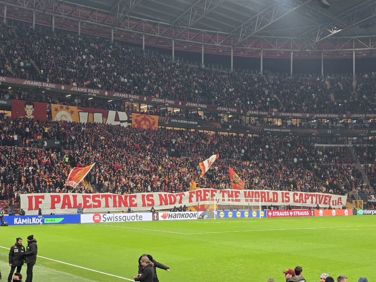 IF PALESTINE IS NOT FREE, THE WORLD IS CAPTIVE!

Filistin özgür değilse dünya tutsaktır!

#ultrAslan