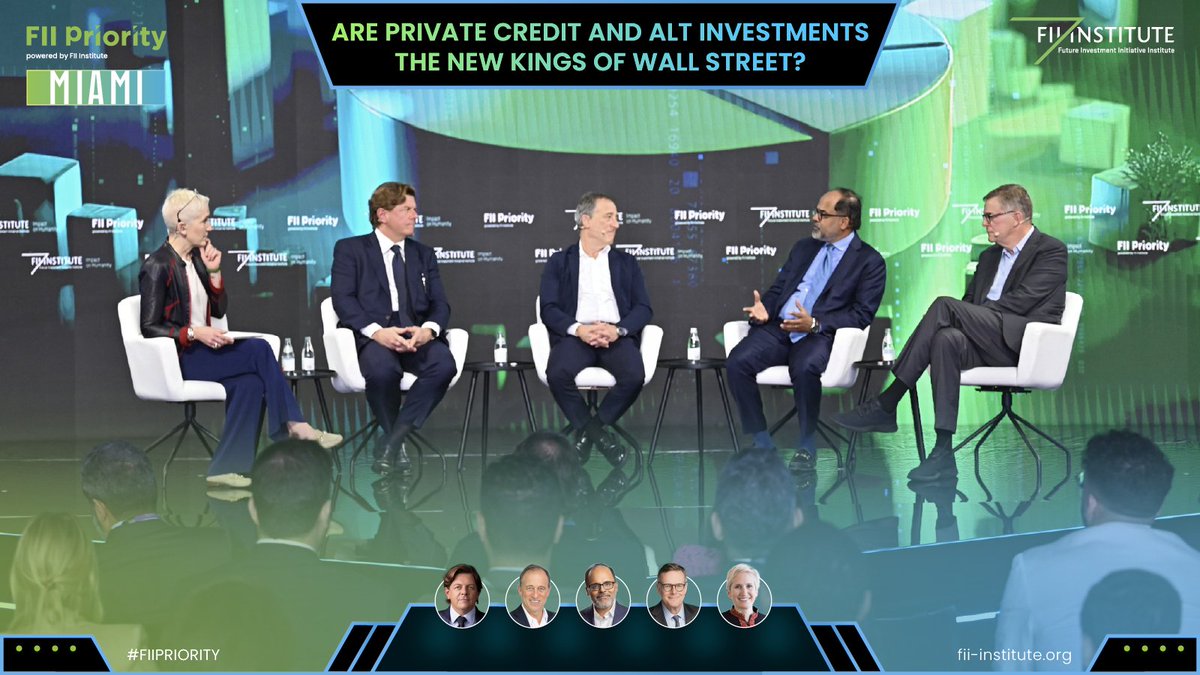 EY estimates the private credit market exceeds $3T, and alternative #investments are set to grow to over $24T by 2028. How will this reshape opportunities for investors, borrowers &amp; regulators? Become an FII Institute Member and share your insights: bit.ly/FII_MEMBER