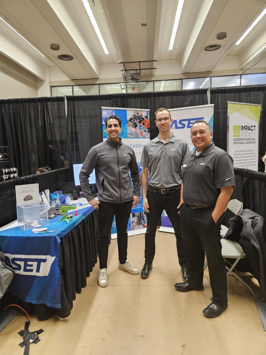 ASET staff and volunteer Colin Stebner have a booth set up today and tomorrow at the Central Alberta Teachers' Convention. If you're attending the convention, stop by and have a chat with us!

#aset #asetmembers #engineeringtechnology #catca #catca2025
