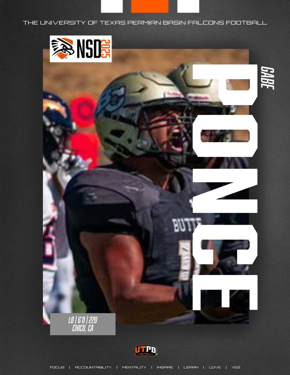 Welcome to the #FAMILLY
<a href="/PonceGabe/">Gabe Ponce</a> 
Chico, CA
6’0
220
Linebacker