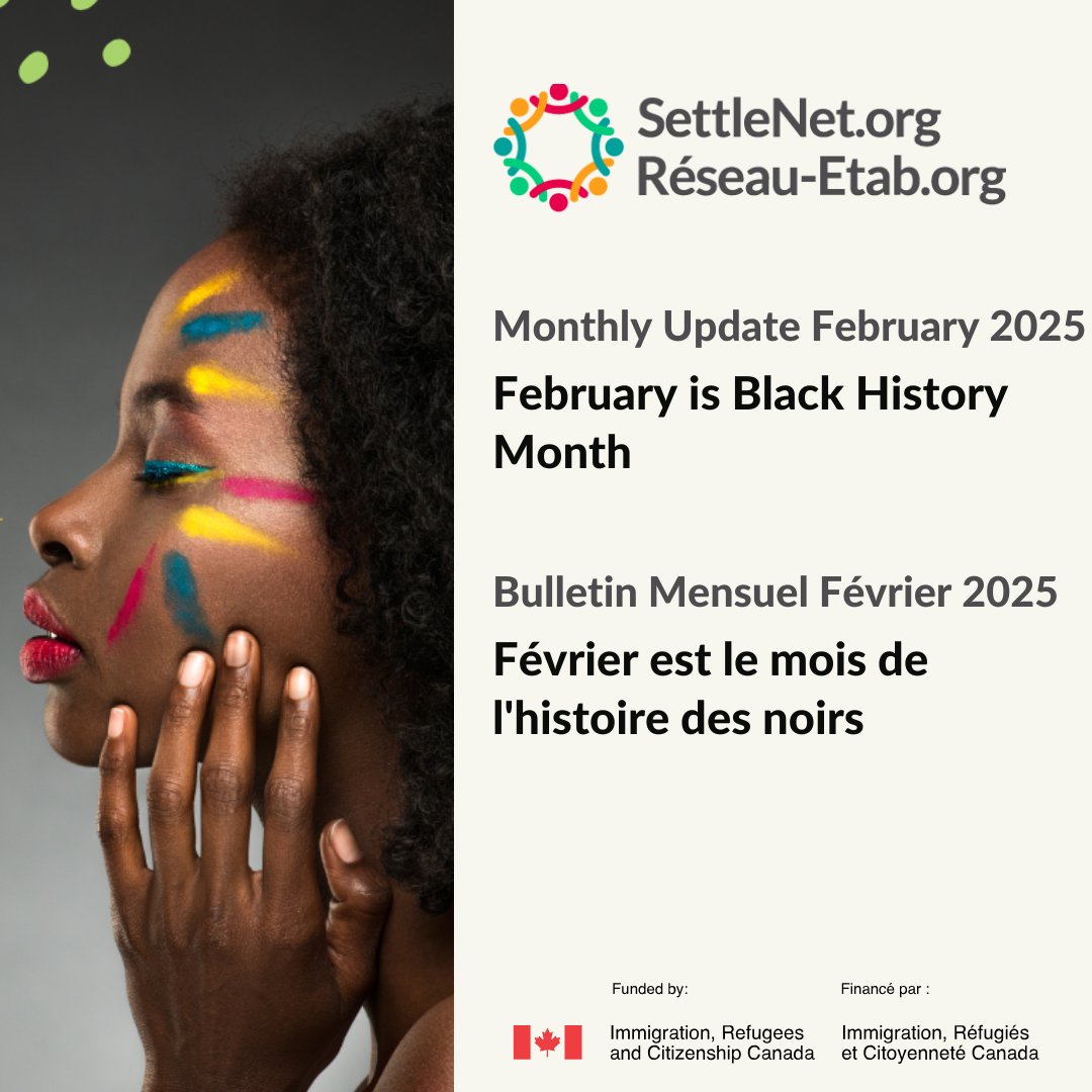 SettleNet.Org Update 62 | Bulletin réseau-etab.Org 62 - mailchi.mp/settlenet/sett… #celebrating #blackhistorymonth #feb2025 #blackpeople #blackknowledge #blackeducation | #célébrer #moisdelhistoirenoire  #fév2025 #personnesnoires #connaissancenoire #éducationnoire