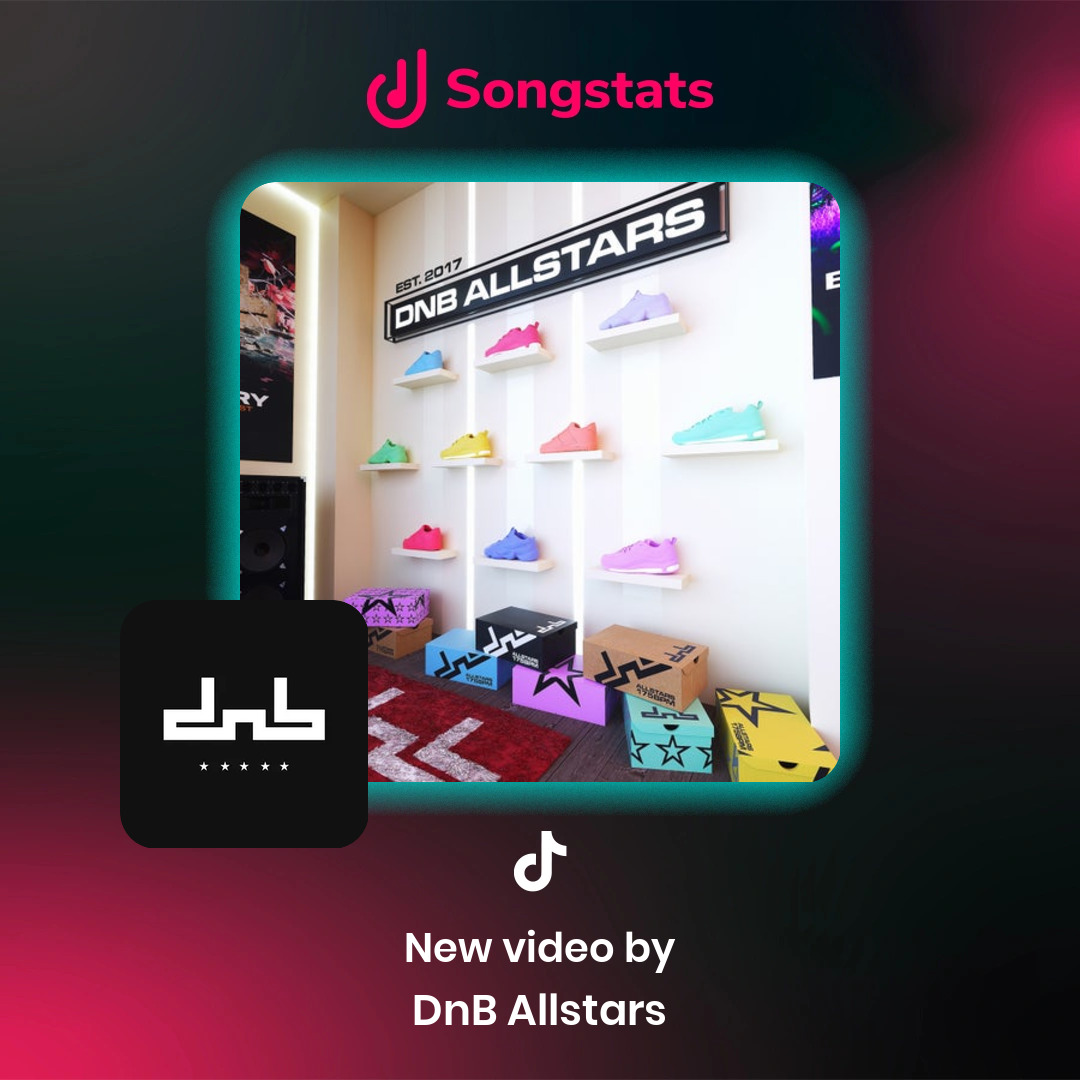 SongstatsApp's tweet photo. @mightyduckstep Woohoo!! "Drum Dealer" is going viral on TikTok and was just used in a video by DnB Allstars who has over 551K Followers. https://t.co/lQebyBGdfi