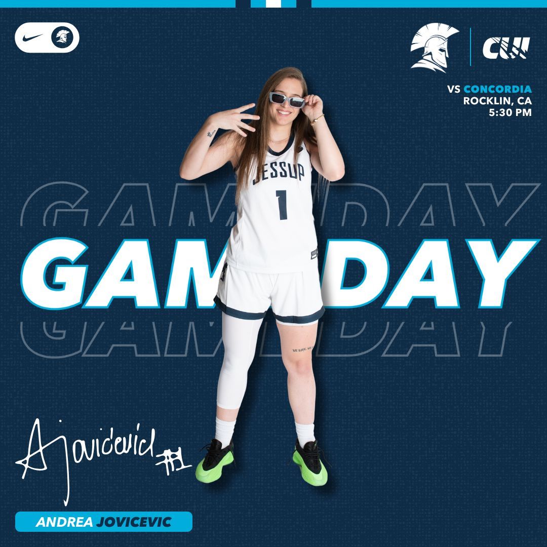 𝗪𝗲'𝗿𝗲 𝗯𝗮𝗰𝗸 𝗶𝗻 𝗪𝗮𝗿𝗿𝗶𝗼𝗿 𝗔𝗿𝗲𝗻𝗮 𝘁𝗼𝗻𝗶𝗴𝗵𝘁! 

🆚 Concordia
⏰ 5:30 PM
📍 Rocklin, CA
🏟️ Warrior Arena
🎟️ buff.ly/3CYG64Y 
📺 buff.ly/3XbhMUj 
📊 buff.ly/3X7LxFN 
📱 Follow @jessup_wbb

#1️⃣WARRIOR