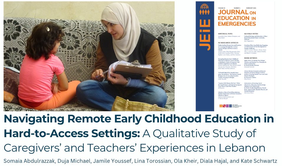 Remote early learning in crisis settings isn’t just possible—it’s happening. But how? 
Resilience and commitment highlight the potential of remote ECE in crisis settings. 
Read more: lnkd.in/eC3cyTgu 

@somaiarazzak , <a href="/florlopezboo/">Florencia Lopez Boo</a>