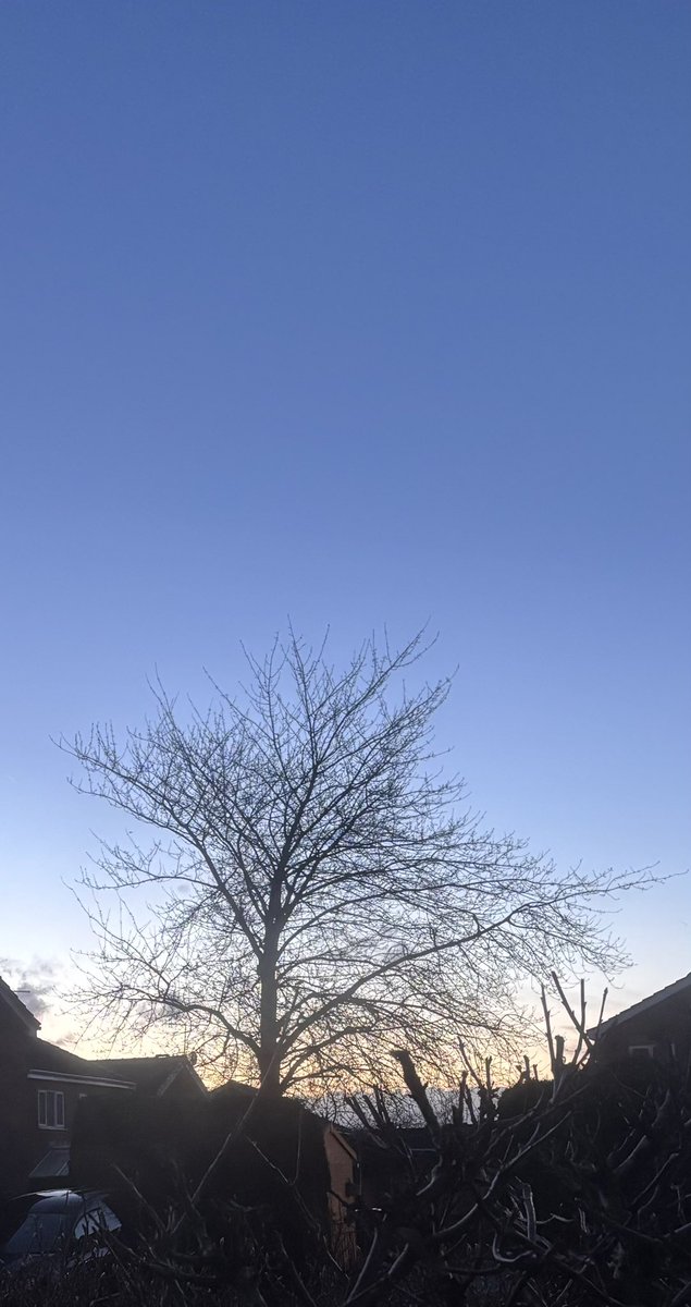 Great to see blue sky at 6pm