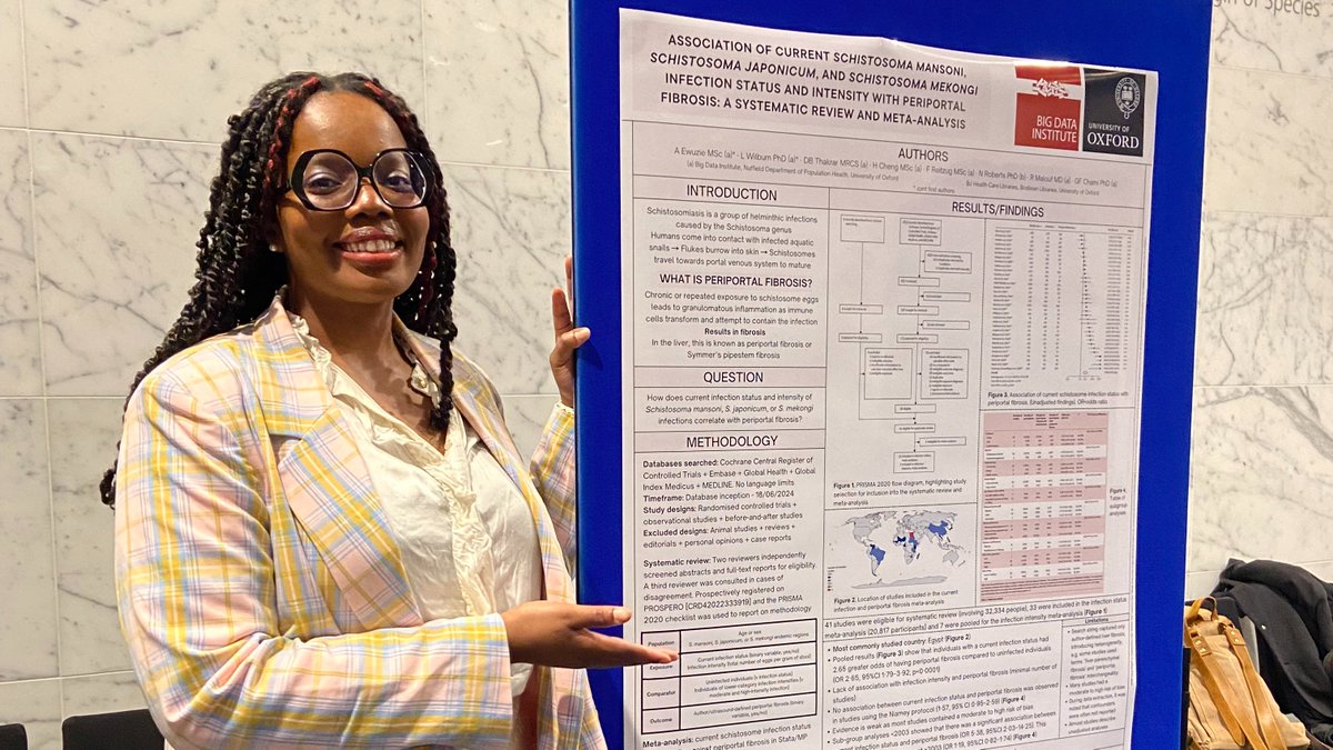 Adanna (@hiadanna) on Twitter photo ✨I am back to business on Twitter... with a bang✨
My MSc dissertation on schistosomiasis + periportal fibrosis was published in the <a href="/LancetGH/">The Lancet Global Health</a> Jan 2025. Have a read here: thelancet.com/journals/langl…
I presented <a href="/royalsociety/">The Royal Society</a> this Feb, thank you <a href="/StothardRuss/">Russell Stothard</a> for the opportunity! ✨I am back to business on Twitter... with a bang✨
My MSc dissertation on schistosomiasis + periportal fibrosis was published in the <a href="/LancetGH/">The Lancet Global Health</a> Jan 2025. Have a read here: thelancet.com/journals/langl…
I presented <a href="/royalsociety/">The Royal Society</a> this Feb, thank you <a href="/StothardRuss/">Russell Stothard</a> for the opportunity!