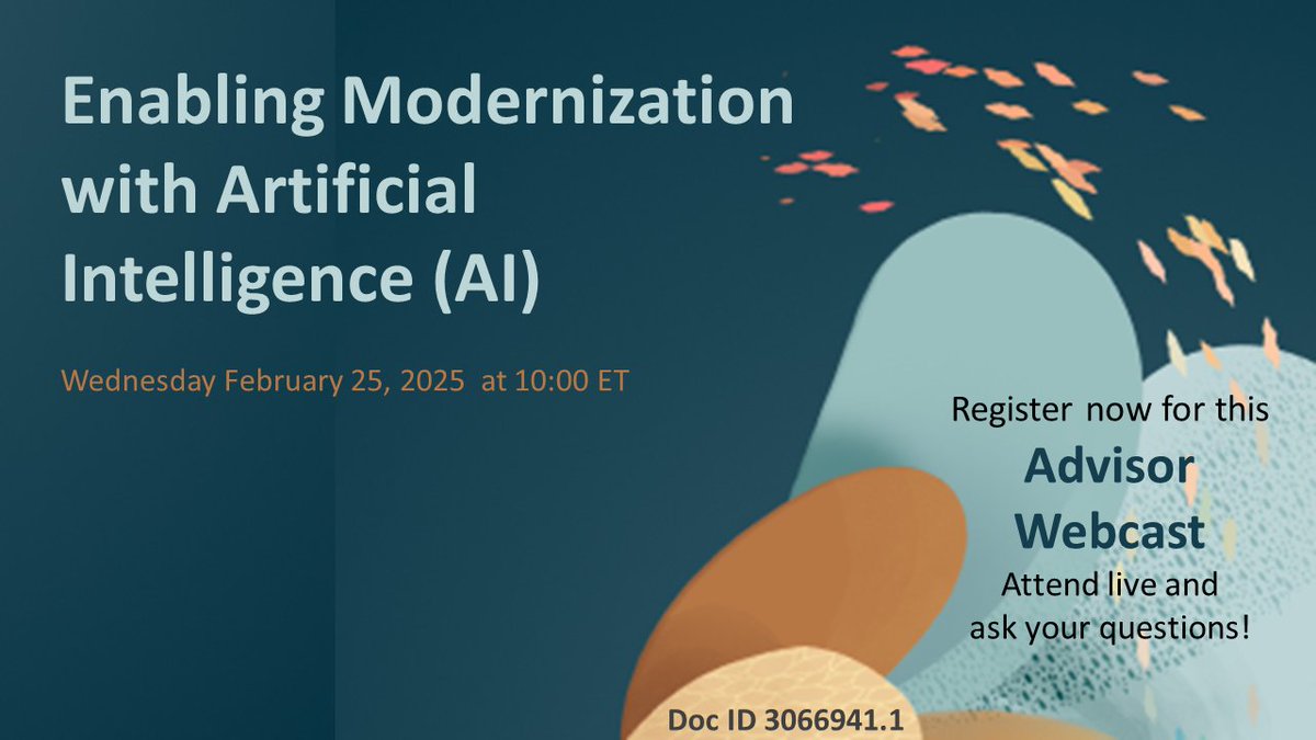 OracleJDEdwards's tweet image. #AdvisorWebcast Enabling Modernization with Artificial Intelligence on February 26 at 10:00 AM ET for #JDEdwards #CloudProvisioning #OCI4AppsUL. Doc ID 3066941.1 . bit.ly/4jOctEf