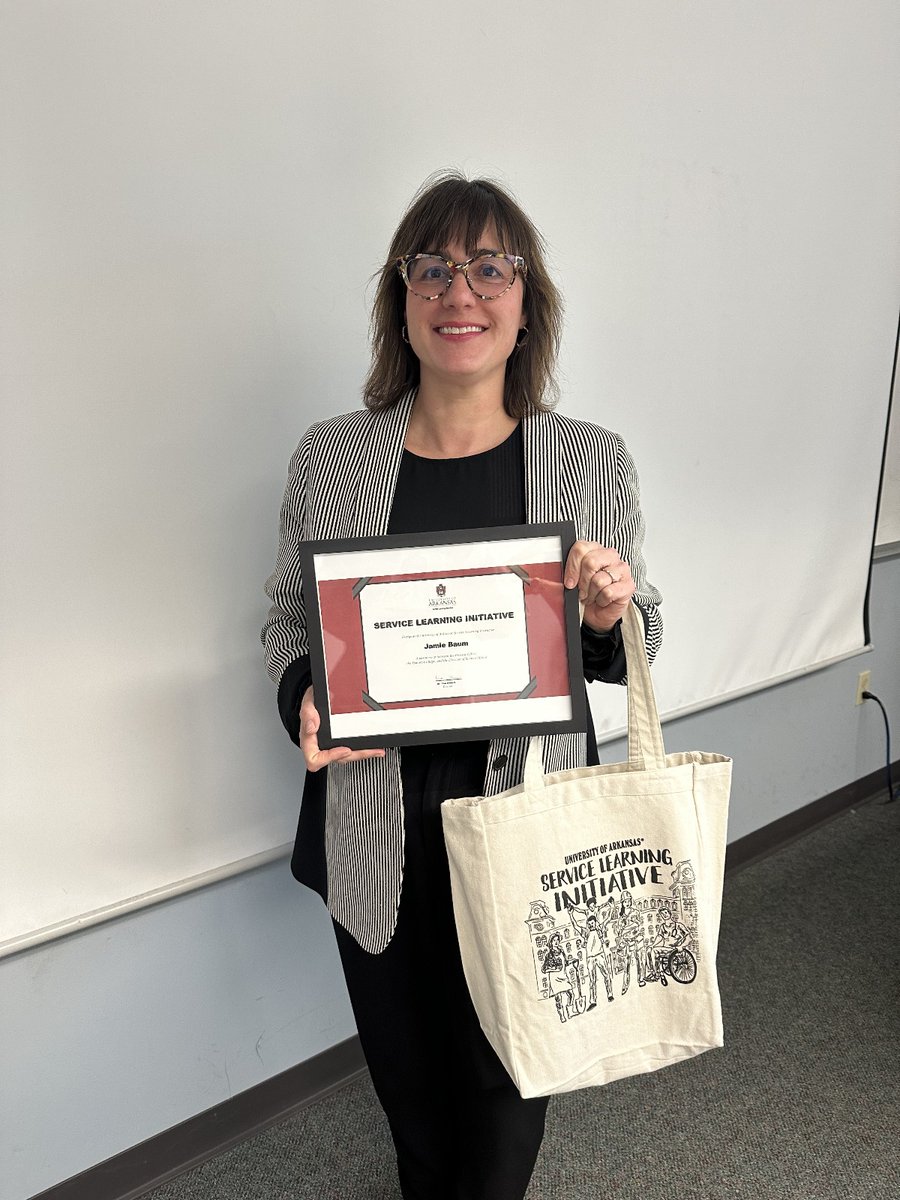 University of Arkansas Service Learning Initiative tweet media