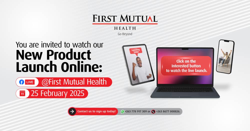 1/2 🤫 We've been working on something special... and the wait is ALMOST over!  Join us for a LIVE product launch on the First Mutual Health Facebook page on Tuesday 25 February 2025 at 12:00 pm. You DON'T want to miss this!