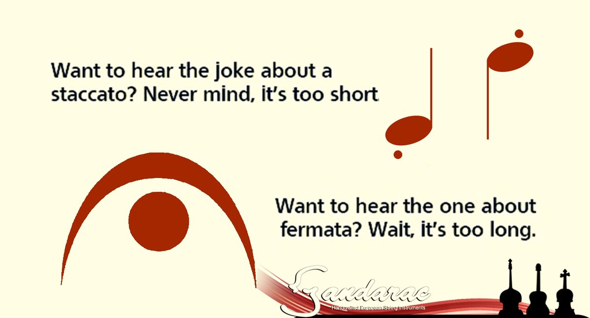 sandaracuk's tweet image. We know it's bad, but we couldn't resist...

#FridayFunny #MusicJoke