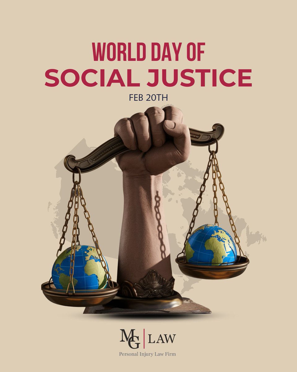 MGLawOffices's tweet photo. We all deserve a fair chance, don’t we? On this World Day of Social Justice, we celebrate the power of equality and the pursuit of justice for all⚖️🌍. 

Let’s keep striving for a fairer tomorrow, one step at a time. https://t.co/v5HHxCXJl0