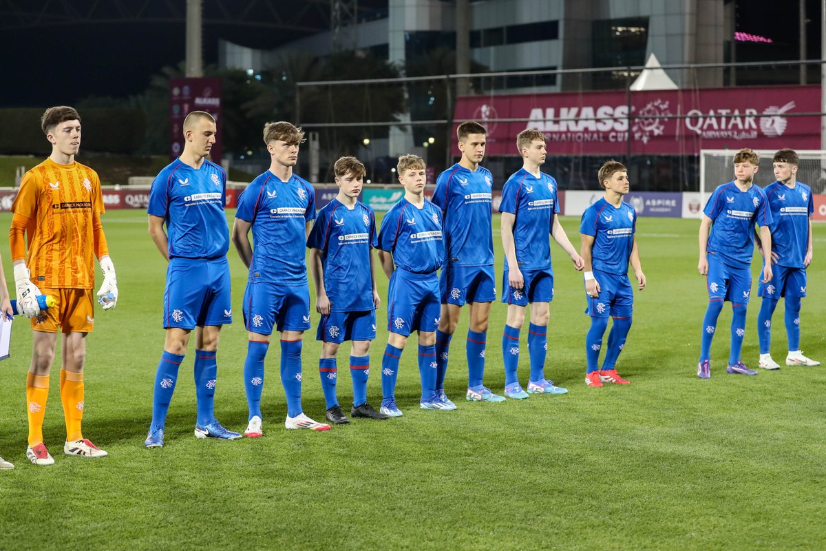 Rangers Academy (@rfc_youth) on Twitter photo π Our Under-16s are back in action this afternoon in the Semi-Finals of the Alkass International Cup in Doha.
They face PSG at 3:15 pm (UK), and you can watch all the action live from the tournament's website.
π² shoof.alkass.net | <a href="/alkassenglish/">Alkass English</a> π Our Under-16s are back in action this afternoon in the Semi-Finals of the Alkass International Cup in Doha.
They face PSG at 3:15 pm (UK), and you can watch all the action live from the tournament's website.
π² shoof.alkass.net | <a href="/alkassenglish/">Alkass English</a>