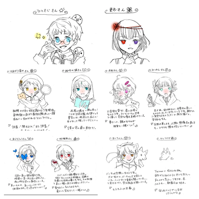 一部だけど、フォロワーキャラ化タグ変遷🏷️ 