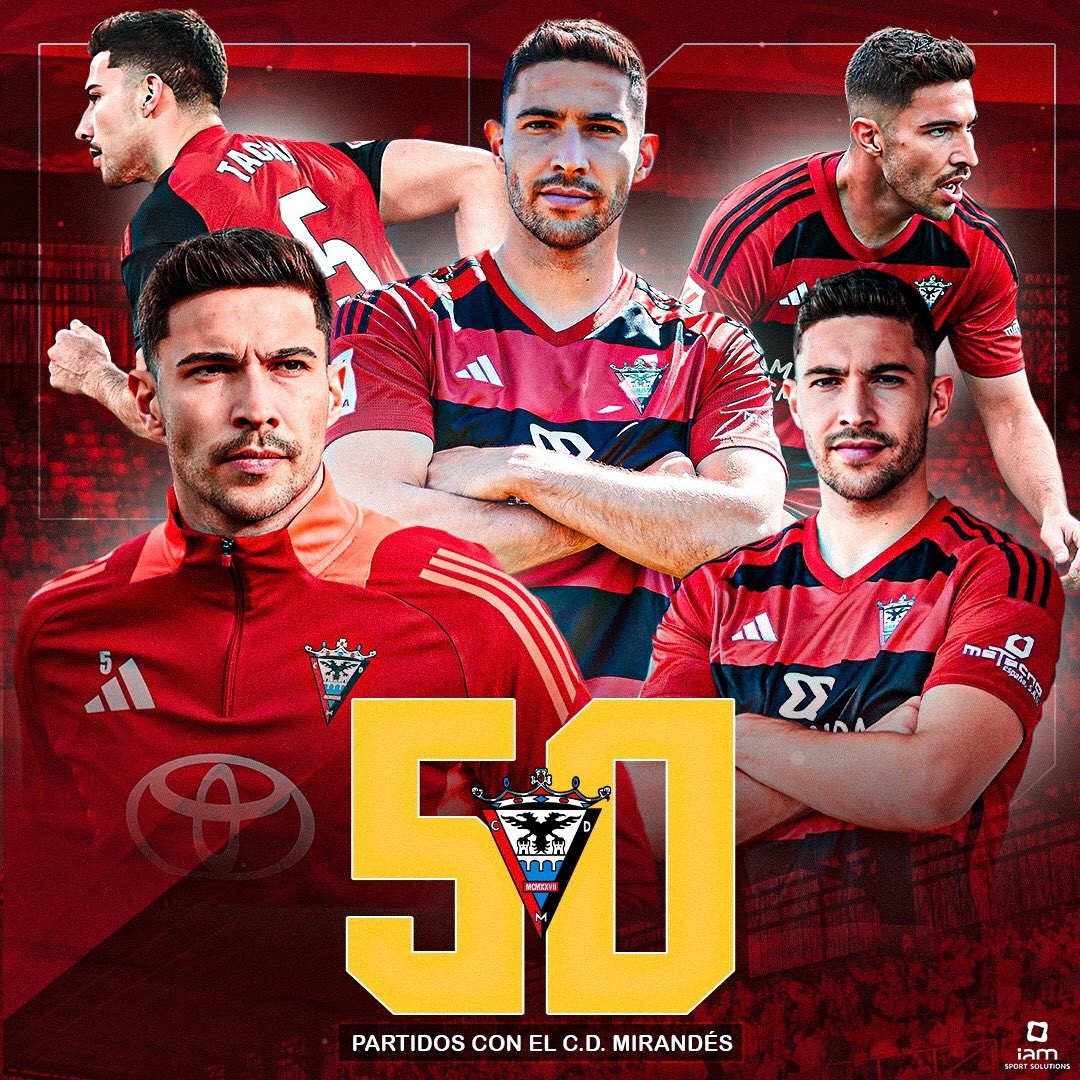 alber_rb4's tweet photo. Orgulloso de alcanzar los 5️⃣0️⃣ partidos con el @CDMirandes y más por hacerlo en esta temporada tan especial ❤️🖤 ¡A seguir sumando juntos, jabatos! 💪🏻🐗😉 #AúpaMirandés https://t.co/GnRui9e8Or