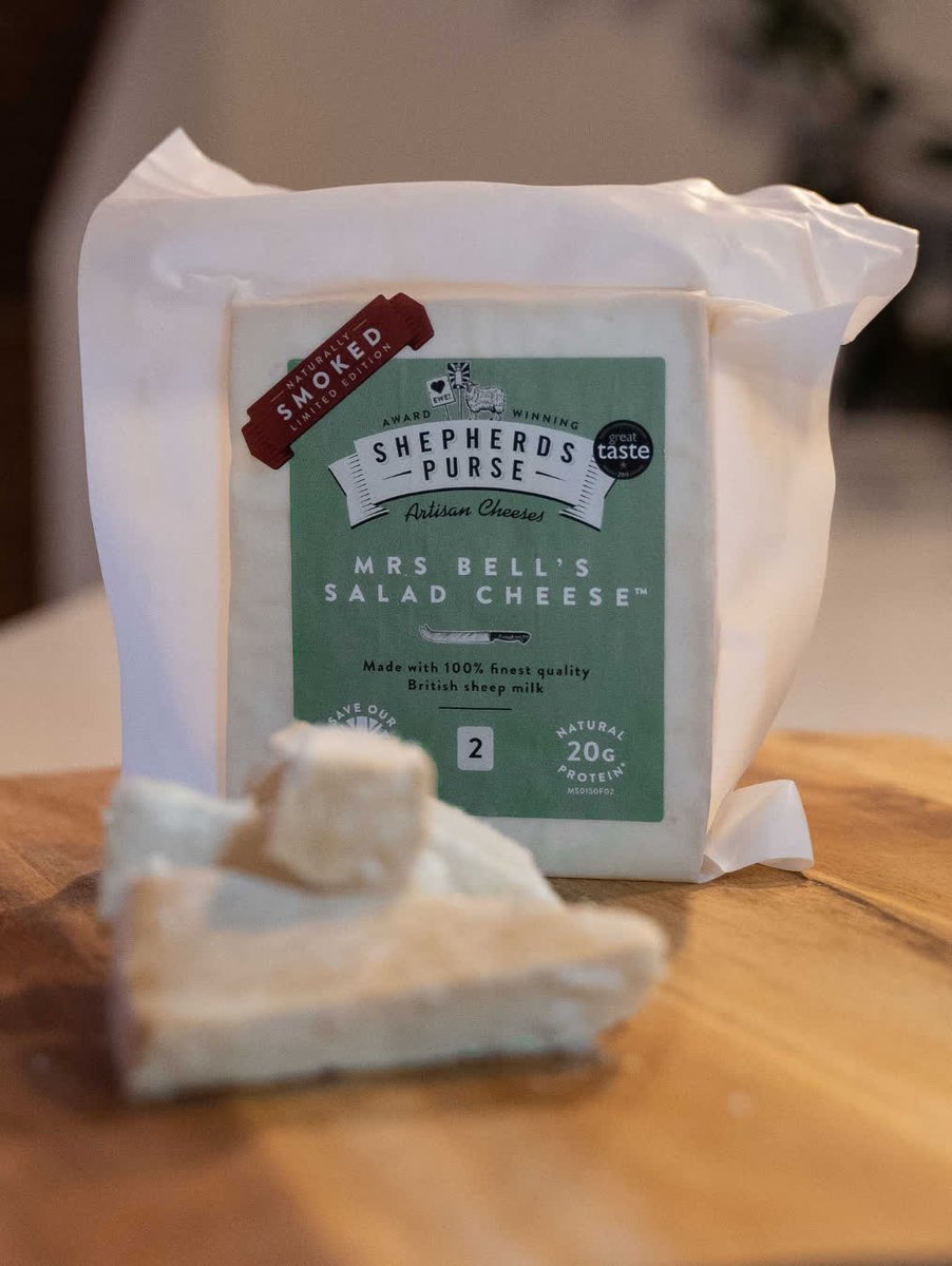 Have you tried our NEW Limited Edition Smoked Salad Cheese yet?

We've naturally oak smoked our ever-popular Mediterranean-style cheese and the result is mouth-wateringly good!

Available on our website: shepherdspurse.co.uk/collections/ou…

#artisancheese #madeinyorkshire #smokedsaladcheese