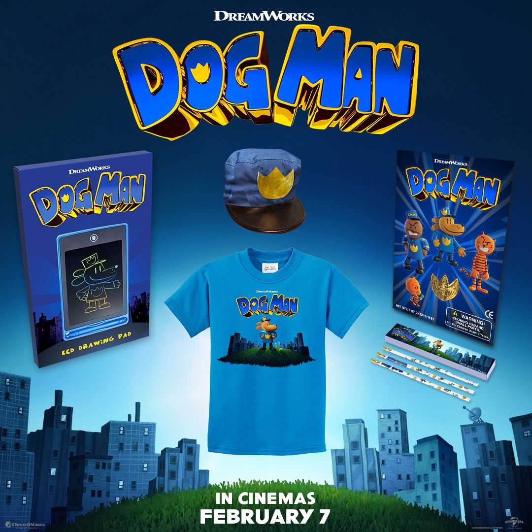 🎉 Dog Man Giveaway! 🎉

Get ready to unleash your creativity with this PAW-some Dog Man prize pack! 🐾🎨

We're giving a lucky winner a Dog Man bundle, including:
🖍️ Pencils to sketch your favourite adventures
✨ Stickers for extra fun
📓 Drawing pad to create your own comic