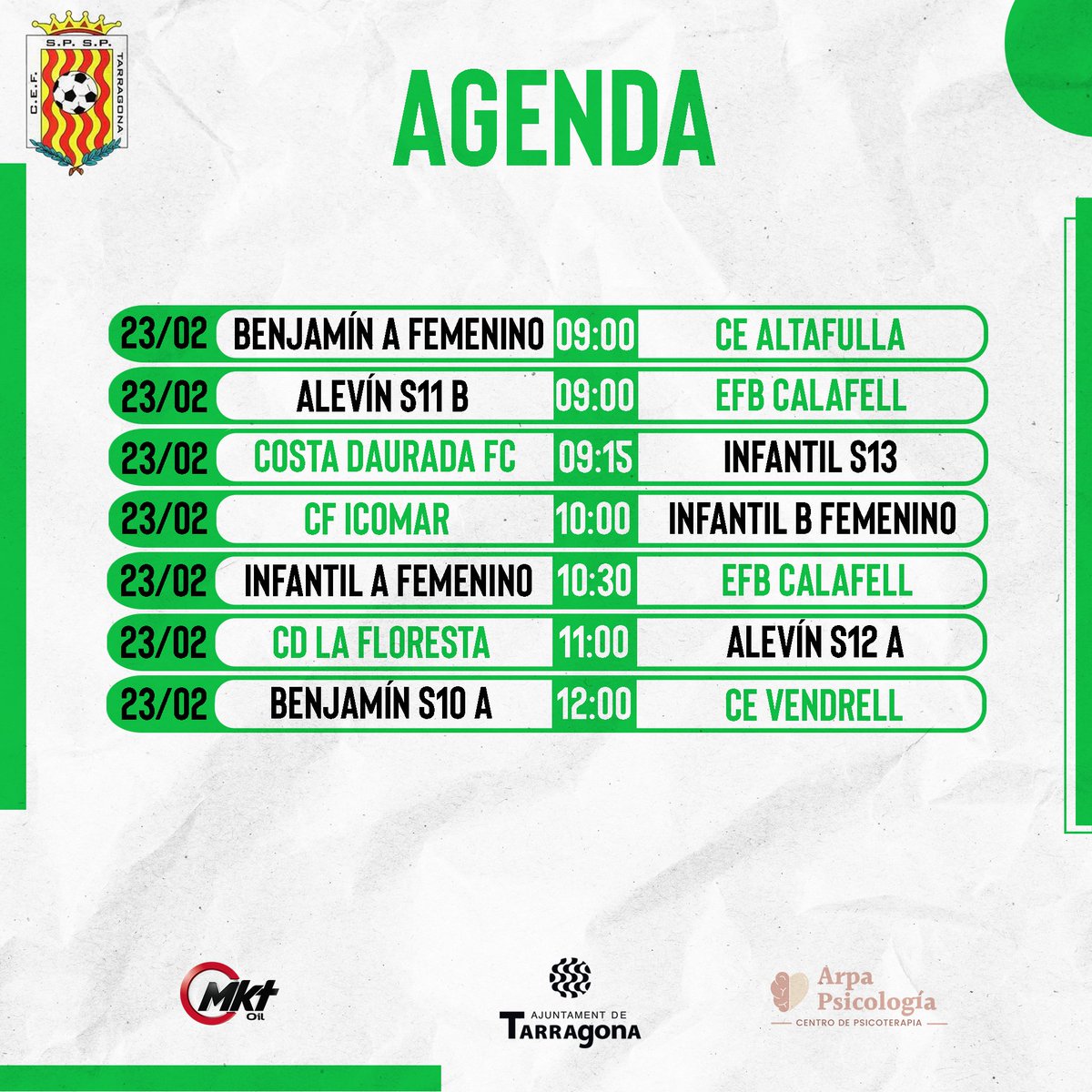 CEF Sant Pere i Sant Pau tweet media