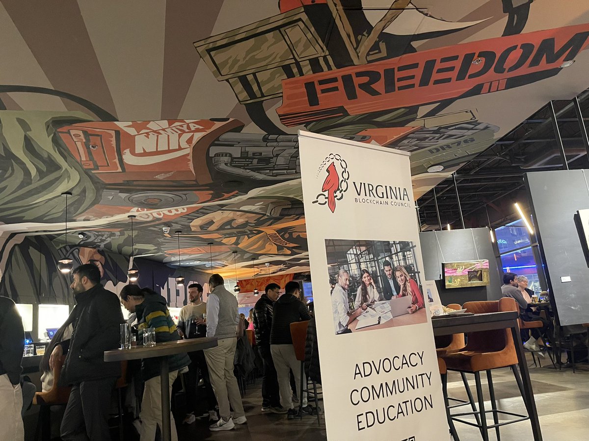 VABlockCouncil's tweet image. Great times at the VBC, DCDAO and Stand W Crypto event in NOVA!