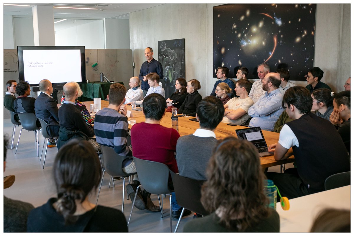 DAWN - The Cosmic Dawn Center (@dawncopenhagen) on Twitter photo Time for the annual followup meeting with our main funding body, <a href="/GrundforskFond/">Danmarks Grundforskningsfond</a>.
We're delighted to have this opportunity to discuss not only our own research, but also the Foundation's interests, as well as this year's focus: "Fair recognition of contributions to research". Time for the annual followup meeting with our main funding body, <a href="/GrundforskFond/">Danmarks Grundforskningsfond</a>.
We're delighted to have this opportunity to discuss not only our own research, but also the Foundation's interests, as well as this year's focus: "Fair recognition of contributions to research".