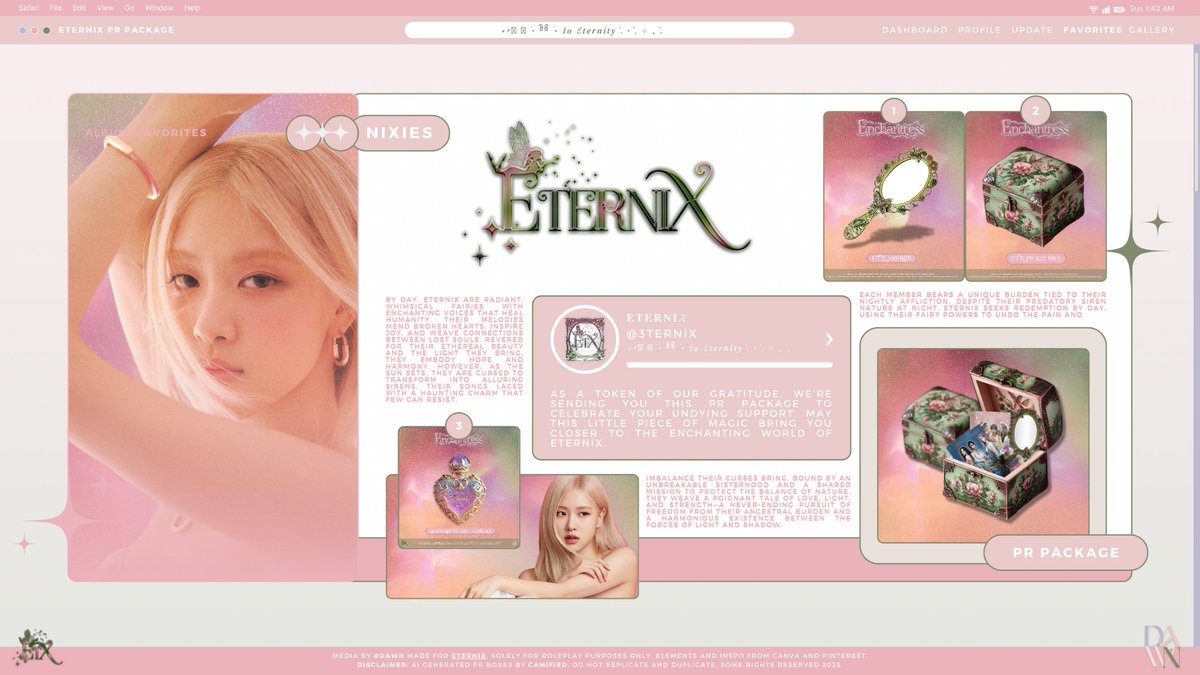 ysadaIawaa's tweet image. ⠀ ⠀ 

💌      ysabella.⠀⠀⠀ posted  .ᐟ
          O2.2O.25   ➤  location disabled

         — Received a PR Package from @3TERNIX. Thank you, @marahuy_o for this!

͏