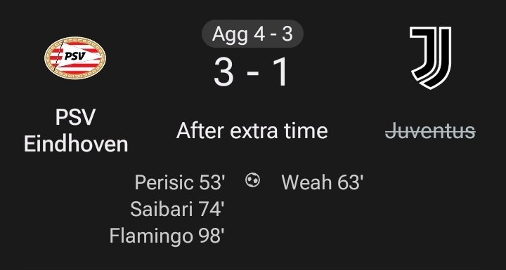 PSV knocking out Juventus!! 🔥
I feel like PSV will make that underrated run in the Champions league 🏆