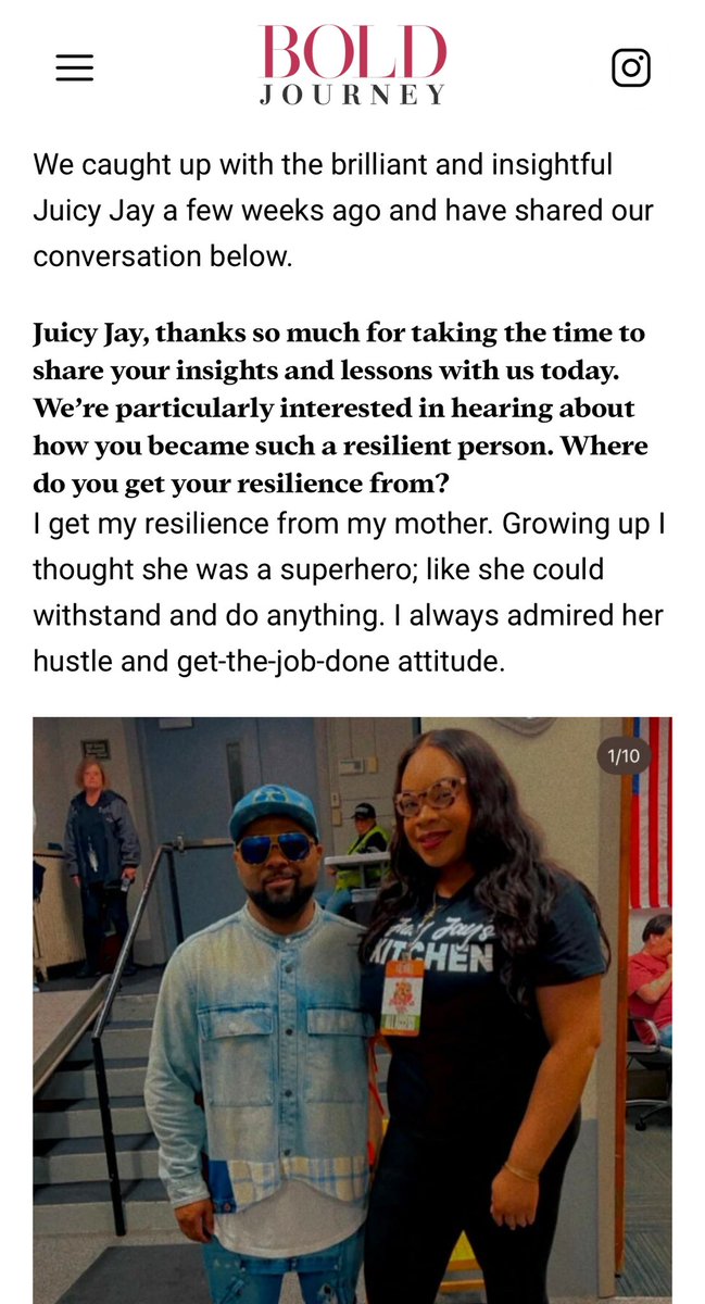 JayLamuzindah's tweet photo. GUYSSSSSSSSS 🥹🥹🥹🥹 I did my first MAGAZINE INTERVIEW with Bold Journey and it’s officially activeeeee 😍😍😍 Everything makes me want to cry these days! I just feel soooo blessed ✨🩵
Juicy Jay’s Kitchen

https://t.co/b5mqNg6plk https://t.co/XhRKnycGlp