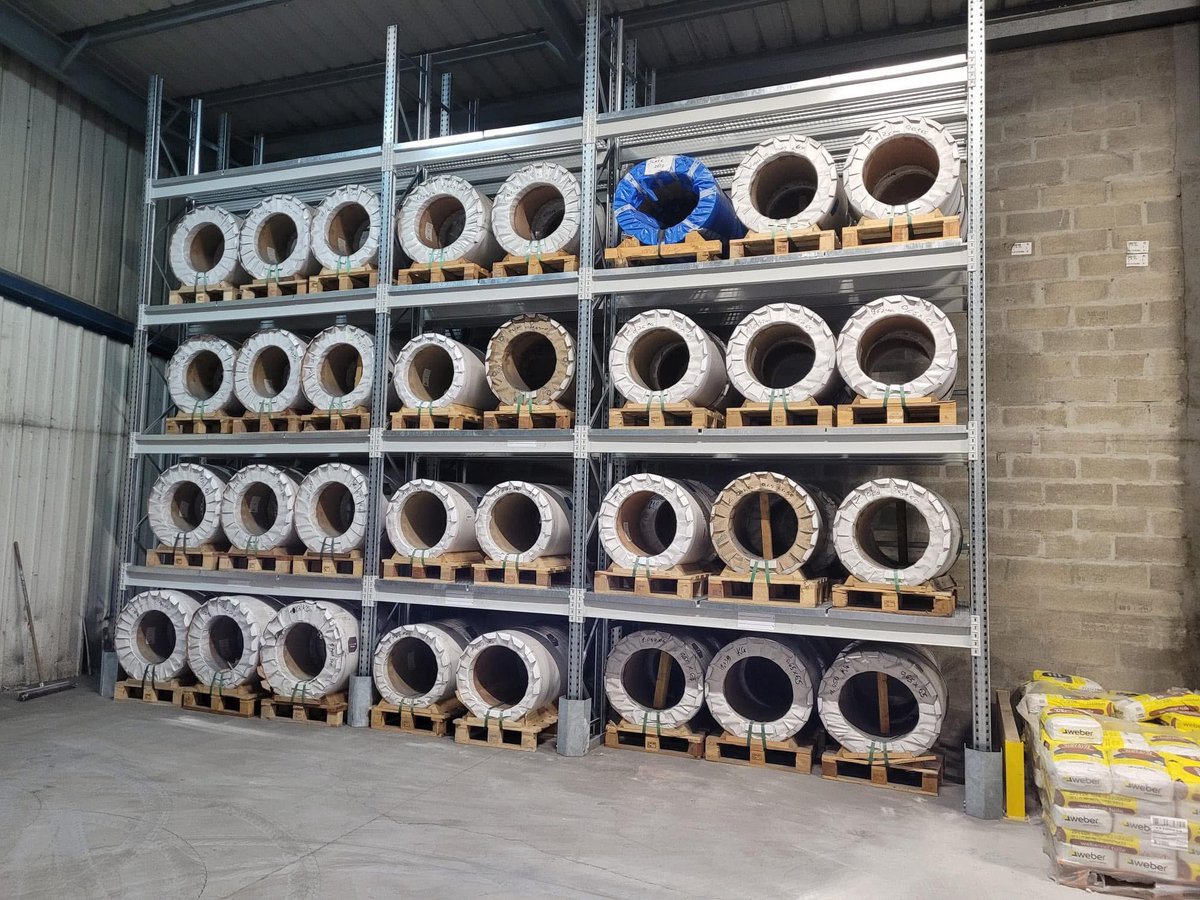 CEMLOCServices's tweet photo. Voici l’une de nos installations de rayonnage très spécifique pour stocker des bobines (64 tonnes) pour notre client Jean Vitry dans le 93 Porte des Lilas.

Découvrez toutes les compétences de CEMLOC Services sur https://t.co/8hOAmyjzoD https://t.co/7EYJWw8iQF