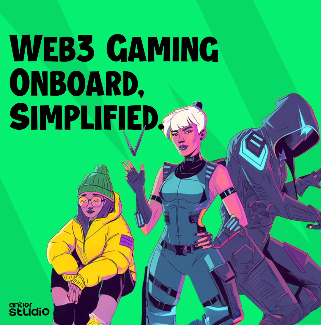 antierstudio's tweet image. #Web3games are poised to revolutionize how players interact with #digitalworlds, but clunky onboarding can be a game-ender.

Let's build gateways, not walls. What if entering a Web3 game felt as natural as logging into your favorite social platform?

Partner with us today!