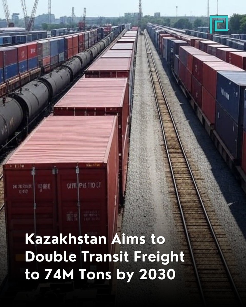 Kazakhstan targets 74M tons of transit cargo by 2030, boosting key routes like the Middle Corridor &amp; North-South Corridor. Rail &amp; road infrastructure upgrades, China-Kazakhstan agreements, and tariff discounts aim to enhance logistics.