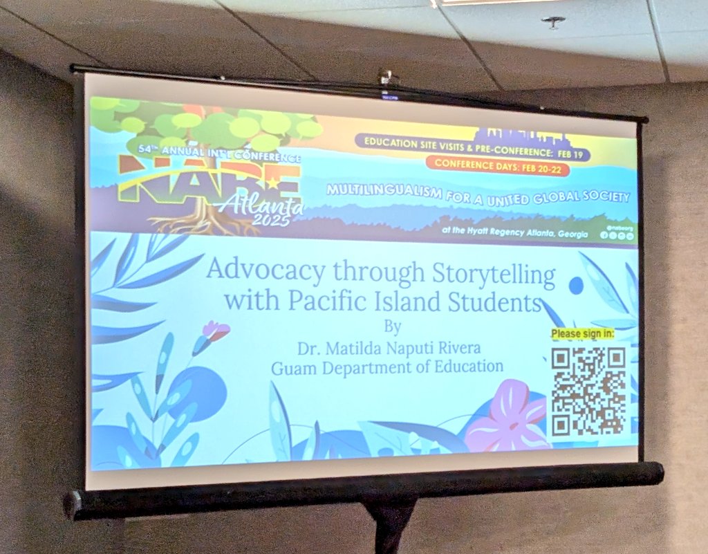 emytomita's tweet image. Asian &amp;amp; Pacific Island SIG session - Advocacy through Storytelling  - Family literacy celebrating culture and language #NABE2025 @NABEorg #indigenouslanguage #Guam