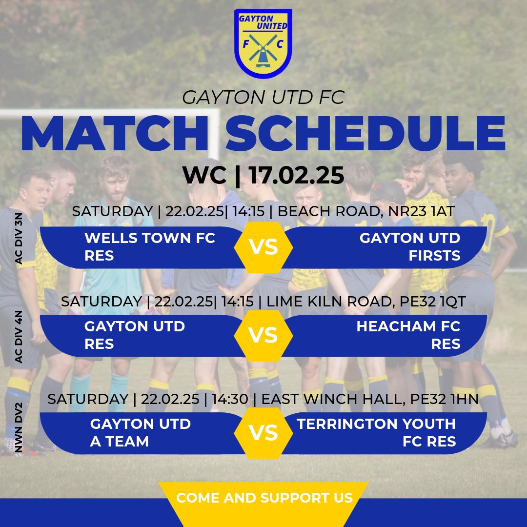 Gayton United tweet media