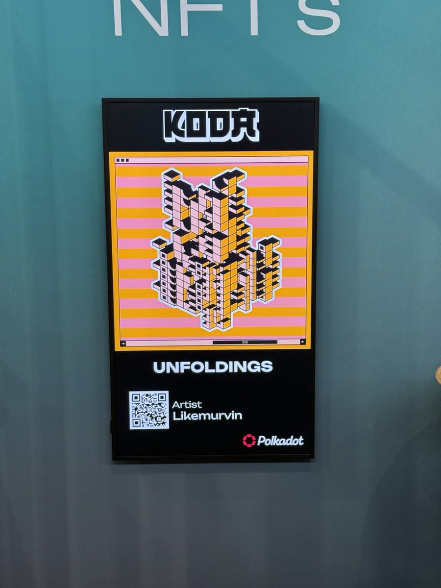 Thanks a lot to <a href="/KodaDot/">Koda.art</a> platform and organizers for bringing my art to the recent NFTParis exhibition.

Happy to be a part of the <a href="/Polkadot/">Polkadot</a> family—hope for future collaborations!