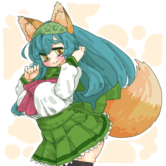 ずんぎつね #東北ずん子 