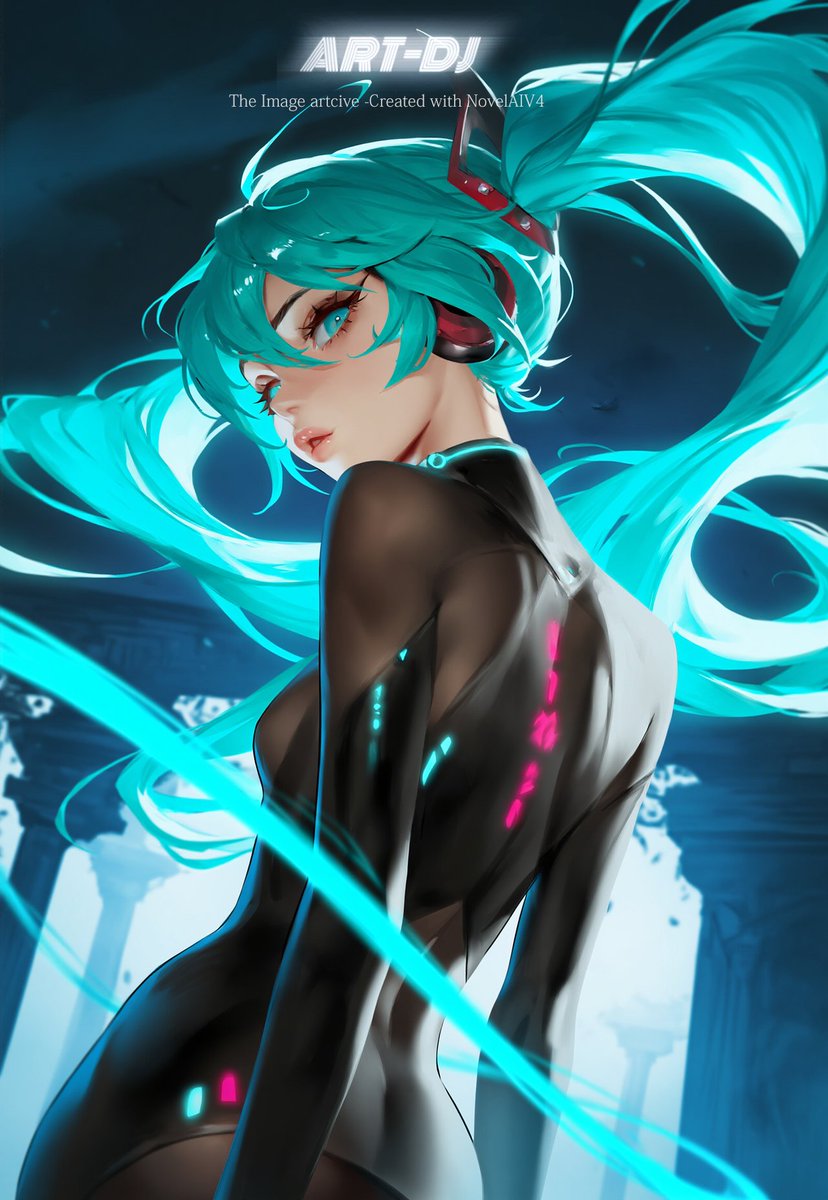 solarjunes's tweet photo. I created a miku test images from Novell AI 4 v2.
@novelaiofficial
#miku #初音   #初音ミク 
#aiart #NovelAI #NovelAIDiffusionV4 #ai #girl https://t.co/0ECZPVwPNL