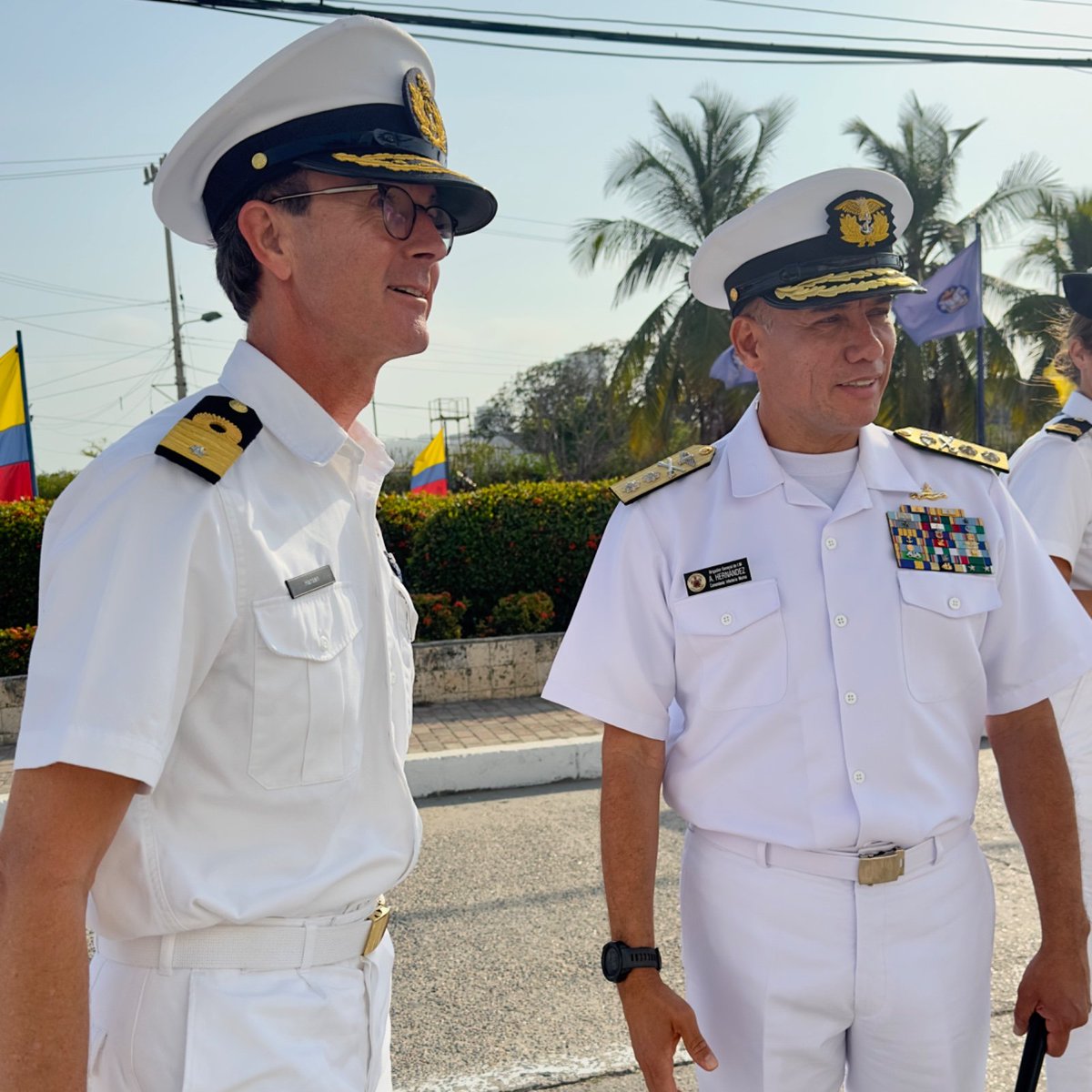 Great visit to Colombia 🇪🇨,  strategic partner of the Netherlands.Our cooperation in the Caribbean will intensify through more combined operations and exercises.Many thanks to @armadacolombia and <a href="/NLinColombia/">NL Embajada Colombia</a> for the warm hospitality!#Netherlands #Colombia #amistad #navy