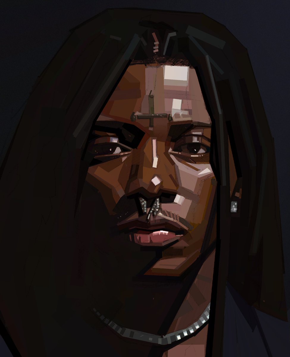 chuckpcomics's tweet image. Painted sahbabii while I was high. Was too lazy to paint details