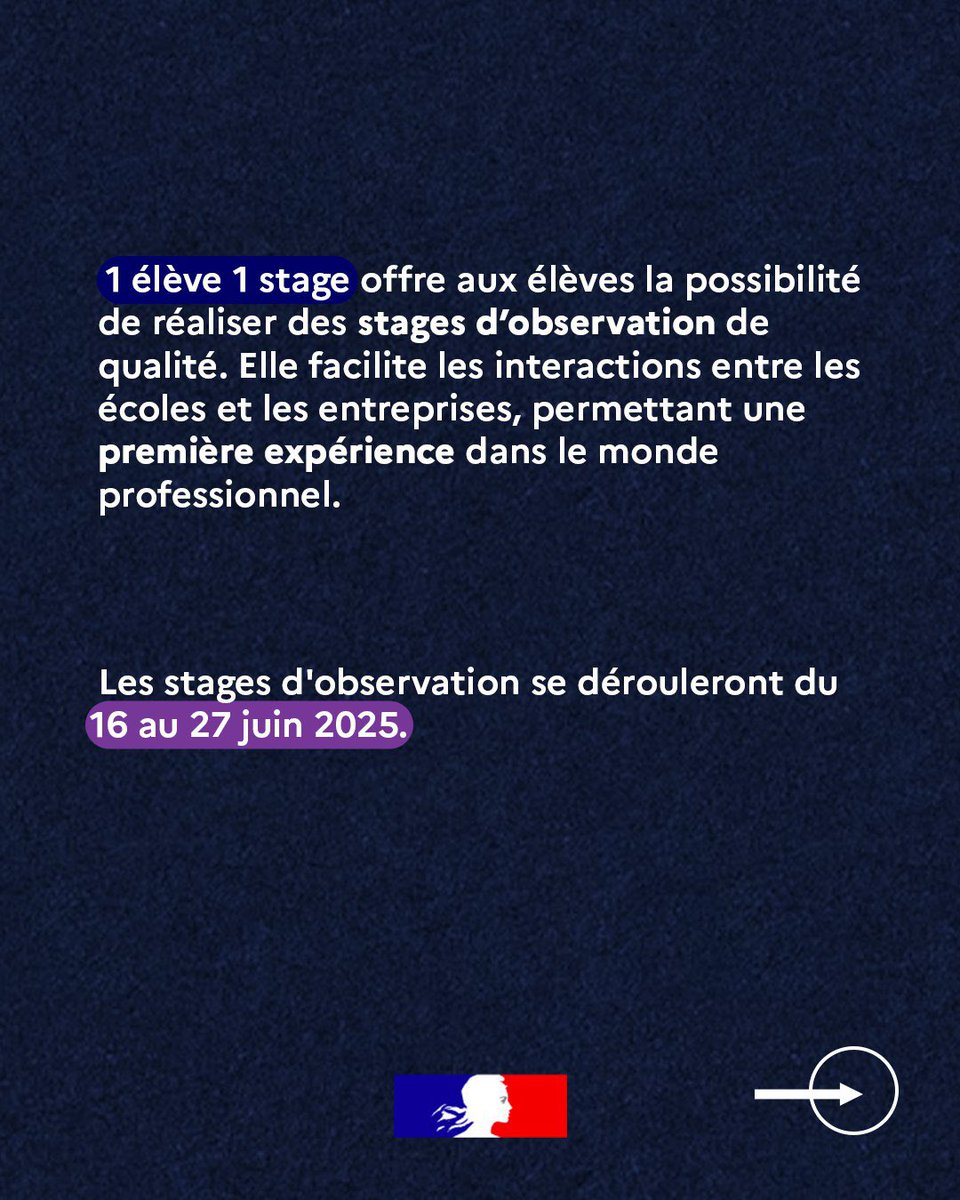 acversailles's tweet image. #1eleve1stage I Rien n'est plus important que le choix de son avenir. Mais pour choisir, il faut d'abord connaître !

👉 Rendez-vous sur 1eleve1stage.education.gouv.fr