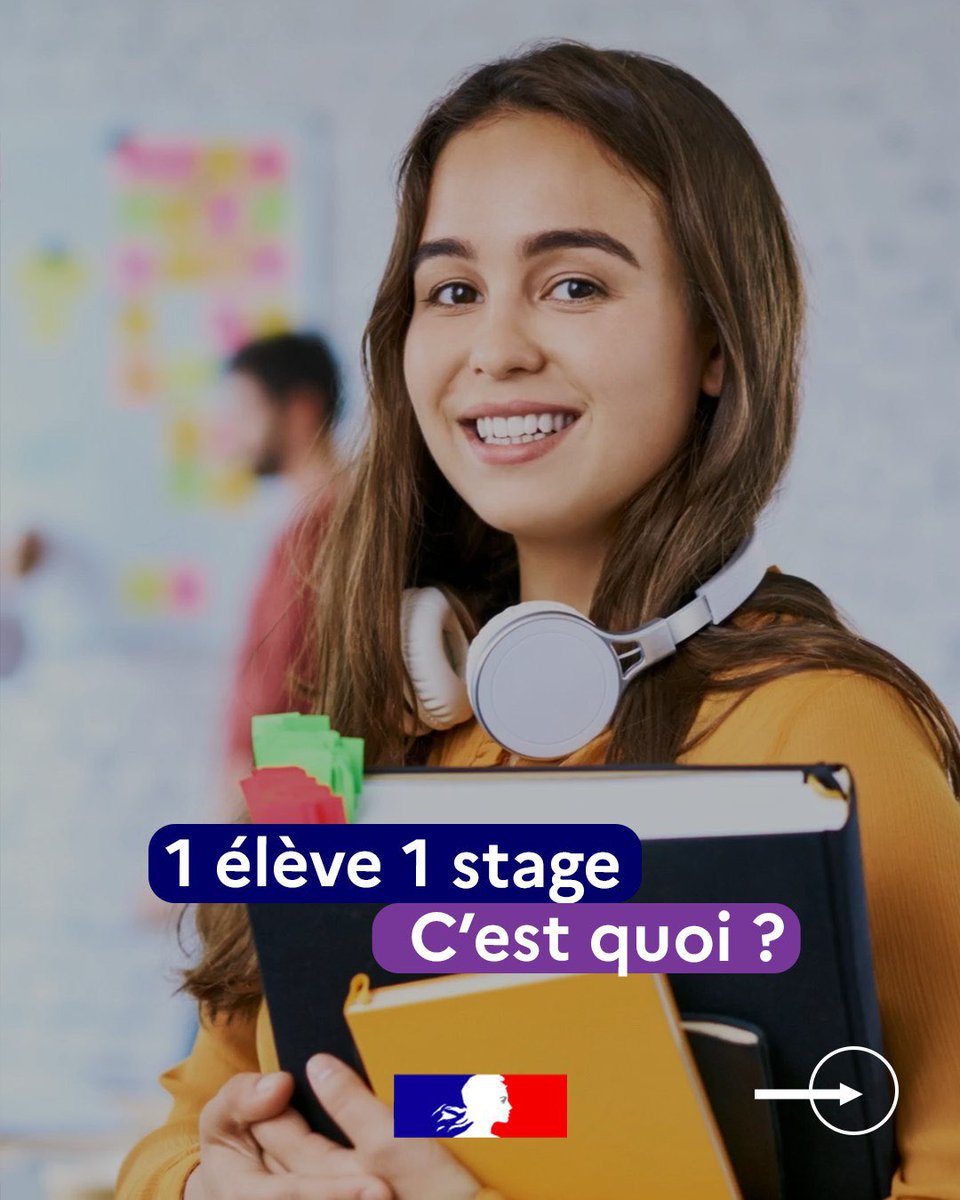 acversailles's tweet image. #1eleve1stage I Rien n'est plus important que le choix de son avenir. Mais pour choisir, il faut d'abord connaître !

👉 Rendez-vous sur 1eleve1stage.education.gouv.fr